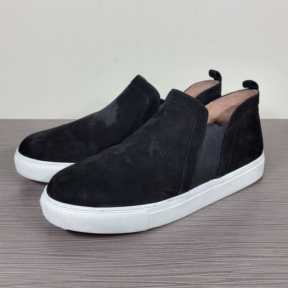 Caslon Ezra Slip-On Sneaker, Black Suede, Womens Size 7 M